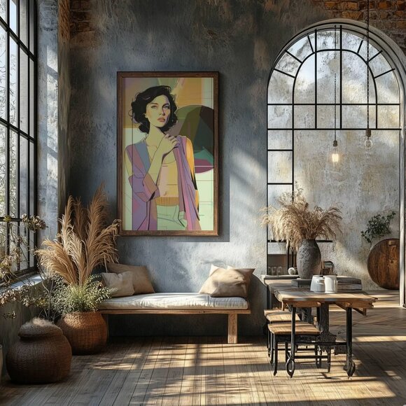 Original Vaporwave Fasion Art Art Print + Digital Copy, 80s 90s - Picture 3 of 7